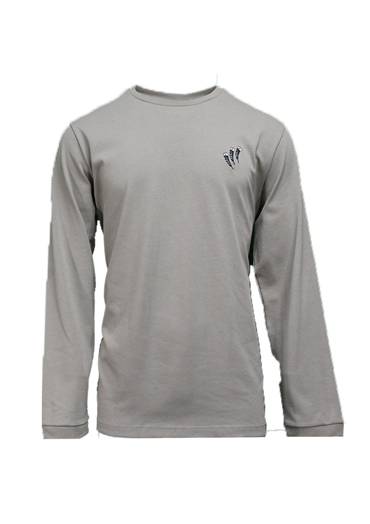 Rotorua Boys' HS Long Sleeve Tee Taupe